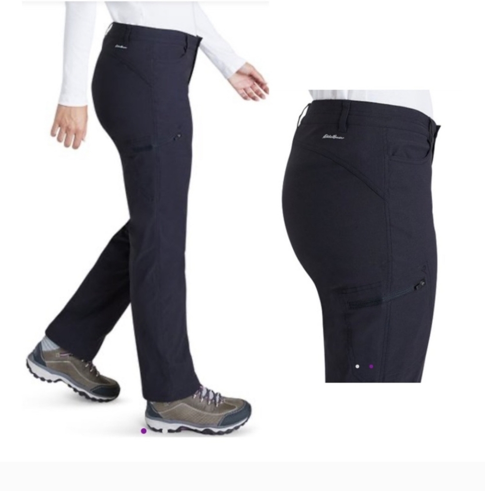 Eddie Bauer Guide Or Ascent Nylon Outdoor Zip Pocket Pants